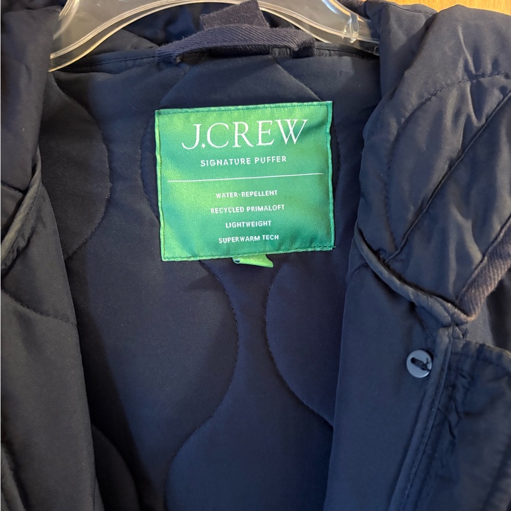 J Crew -- Oslo puffer jacket with Primaloft - navy, size - XXL - Picture 8 of 11